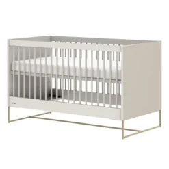 Kidsmill Intense II Ledikant 70 x 140 - Oatmeal / Patinated Brass