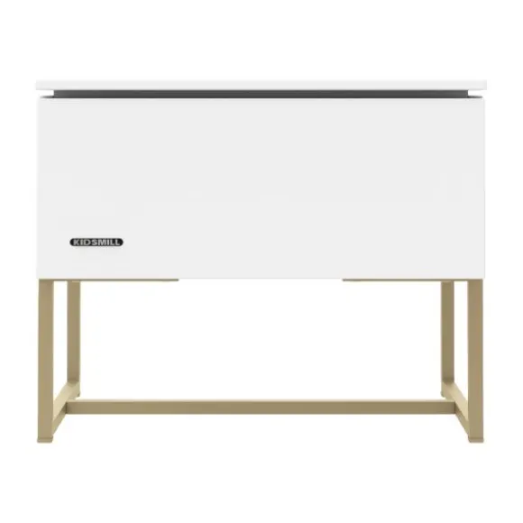 Kidsmill Intense II Nachtkastje - Wit / Patinated Brass