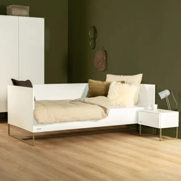 Kidsmill Intense II Nachtkastje - Wit / Patinated Brass