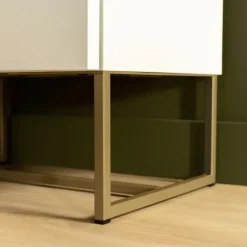 Kidsmill Intense II Nachtkastje - Wit / Patinated Brass