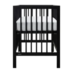 Kidsmill Pure Wood Ledikant Zwart Geborsteld 60 x 120 Cm