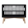 Kidsmill Sixties Babybed Zwart Mat / Naturel 70 x 140 cm