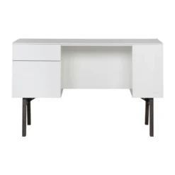 Kidsmill Sixties Bureau Wit Mat / Walnoot