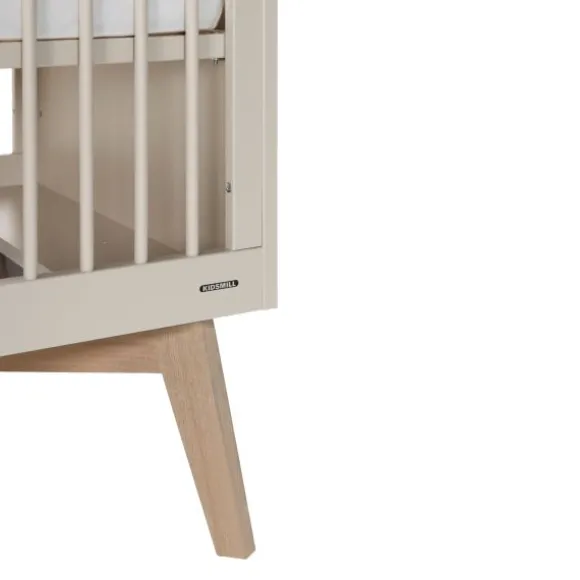 Kidsmill Sixties Ledikant 70 x 140 cm - Oatmeal / Eiken