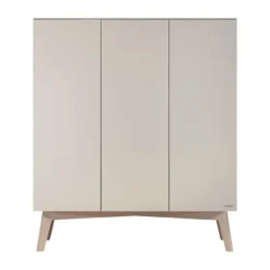 Kidsmill Sixties Ledikant 60 x 120 cm - Oatmeal / Eiken