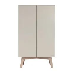 Kidsmill Sixties Ledikant 60 x 120 cm - Oatmeal / Eiken