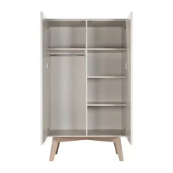 Kidsmill Sixties Ledikant 60 x 120 cm - Oatmeal / Eiken