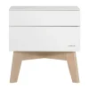 Kidsmill Sixties Nachtkastje Wit Mat / Naturel