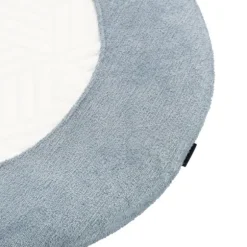 Kidsmill Soft Elegance II Boxmatras Hoes Rond Ø 90 cm - Iceblue