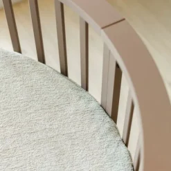 Kidsmill Soft Elegance II Boxmatras Hoes Rond Ø 90 cm - Iceblue