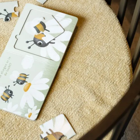 Kidsmill Soft Elegance II Boxmatras Hoes Rond Ø 90 cm - Iceblue