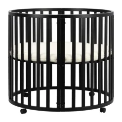 Kidsmill Soft Elegance II Boxmatras Hoes Rond Ø 90 cm - Iceblue