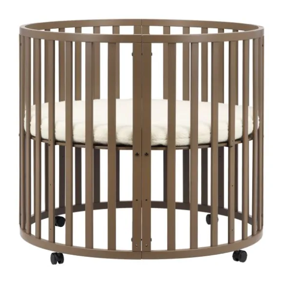 Kidsmill Soft Elegance II Boxmatras Hoes Rond Ø 90 cm - Iceblue