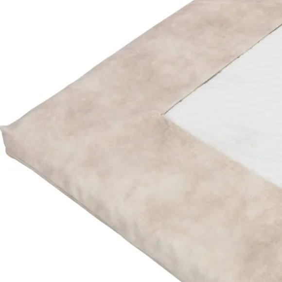 Kidsmill Velours Boxmatras Hoes Natural 75 x 95 cm