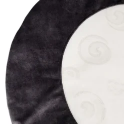 Kidsmill Velours Boxmatras Hoes Rond Naturel 90 cm