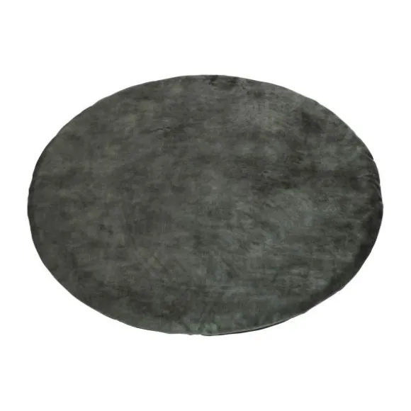 Kidsmill Velours Boxmatras Hoes Rond Naturel 90 cm