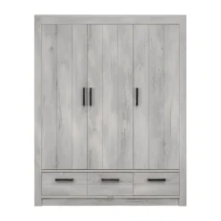 Kinderkamer Sem Nautic Grijs - Bedbank - Bureau