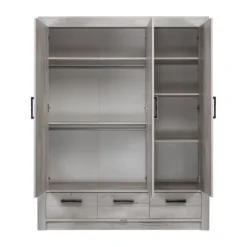 Kinderkamer Sem Nautic Grijs - Bedbank - Bureau