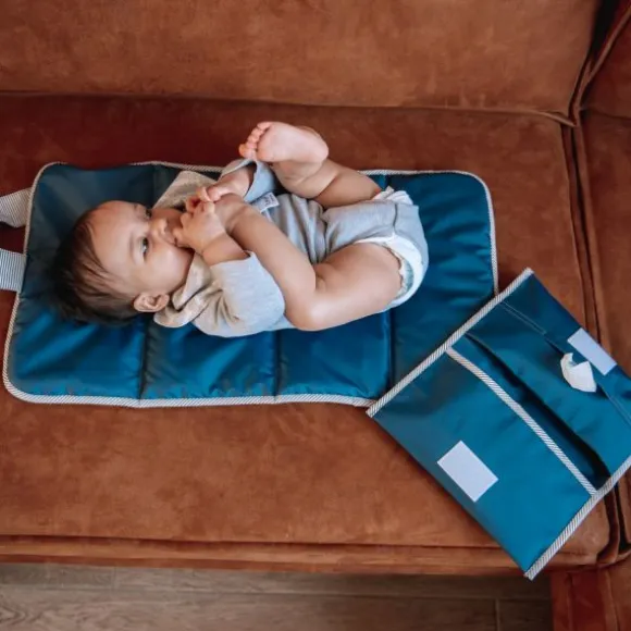 KipKep Napper Verschoonmatje Denim Blue