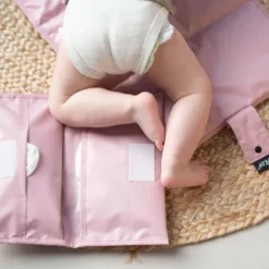 KipKep Napper Verschoonmatje + Luieretui Denim Blue