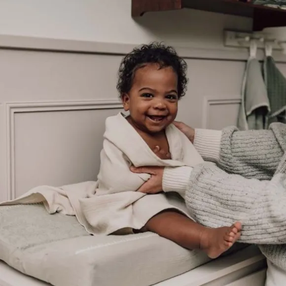 Koeka Aankleedkussenhoes - Rivoli - Stone - 45x73 cm