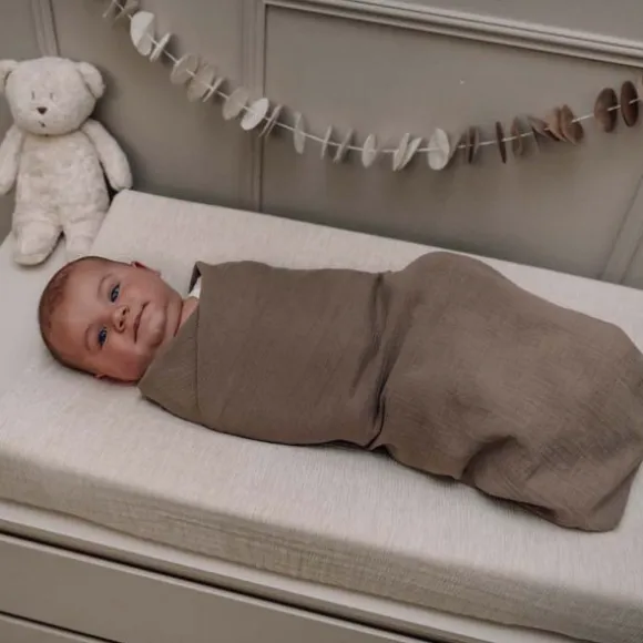 Koeka Aankleedkussenhoes - Rivoli - Stone - 45x73 cm