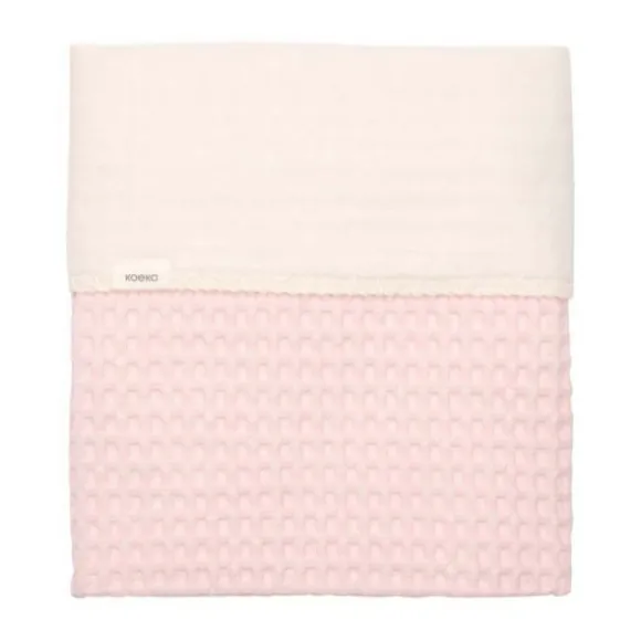 Koeka Amsterdam Wafel Ledikantdeken - Maat 100 x 150 - Cotton Fleece - Candy