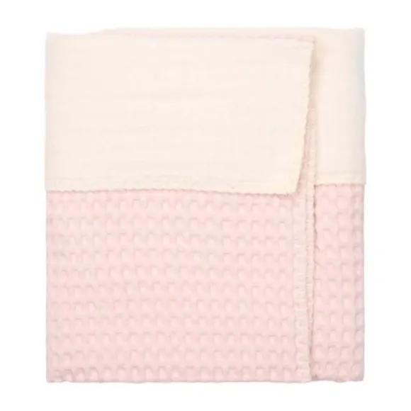 Koeka Amsterdam Wafel Ledikantdeken - Maat 100 x 150 - Cotton Fleece - Candy