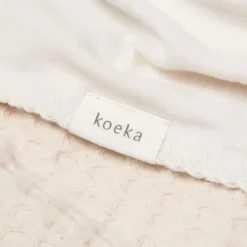 Koeka Amsterdam Wafel Wiegdeken - Cotton Fleece - Natural