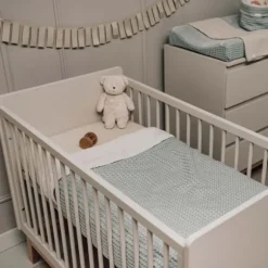 Koeka Amsterdam Wafel Wiegdeken - Cotton Fleece - Natural