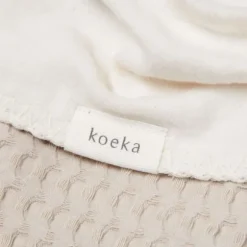 Koeka Amsterdam Wafel Wiegdeken - Cotton Fleece - Natural