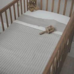 Koeka Amsterdam Wafel Wiegdeken - Cotton Fleece - Natural