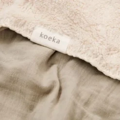 Koeka Faro Ledikantdeken - Teddy - Sage