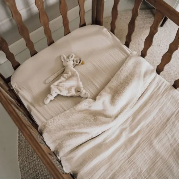 Koeka Faro Ledikantdeken - Teddy - Sage