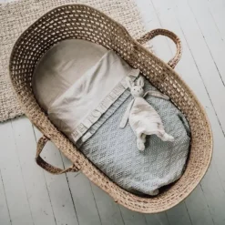 Koeka Faro Ruffle Set Wieg - Laken En Hoeslaken - Caffe