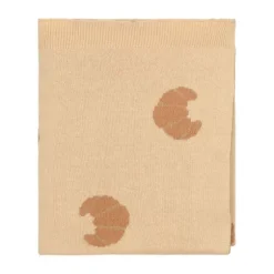 Koeka Ledikantdeken - You Bake Me Happy - 100 x 150 cm - Sand