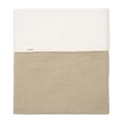Koeka Malaga Wiegdeken - 100 x 75 - Cotton Fleece - Sage