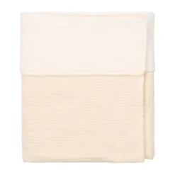 Koeka Malaga Wiegdeken - Maat 100 x 75 - Cotton Fleece - Warm White