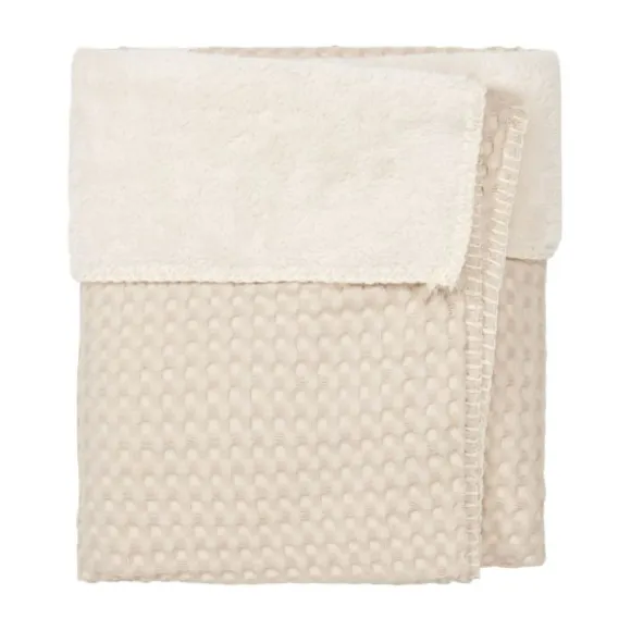 Koeka Oslo Ledikantdeken Wafel / Teddy Sand / Pebble