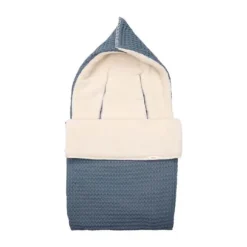 Koeka Oslo Voetenzak Autostoel - Wafel/Teddy - Bluestone