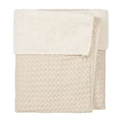 Koeka Oslo Wiegdeken Wafel / Teddy Sand / Pebble