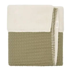 Koeka Oslo Wiegdeken Wafel / Teddy Sand / Pebble