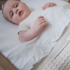 Koeka Oslo Wiegdeken Wafel / Teddy Sand / Pebble