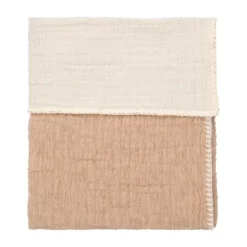 Koeka Rivoli Ledikantdeken - Maat 100 x 150 - Caffe