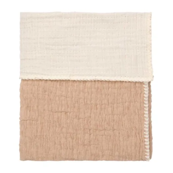 Koeka Rivoli Wiegdeken - Maat 75 x 100 - Caffe