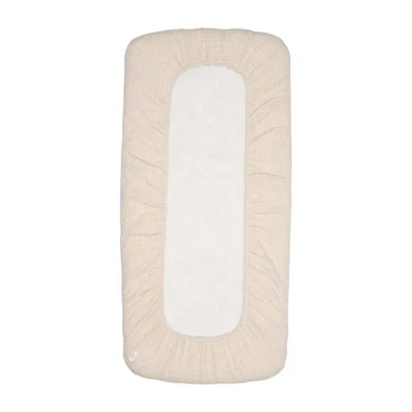 Koeka Wieg Hoeslaken - Lind Warm White 40x80 cm