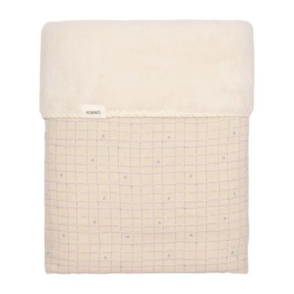 Koeka Wieg Hoeslaken - Lind Warm White 40x80 cm