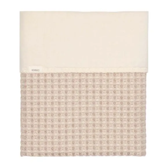 Koeka Wiegdeken - Cotton Fleece Wafel Amsterdam - Crumble