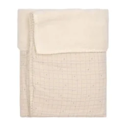 Koeka Wiegdeken Teddy - Lind Warm White 75x100 cm