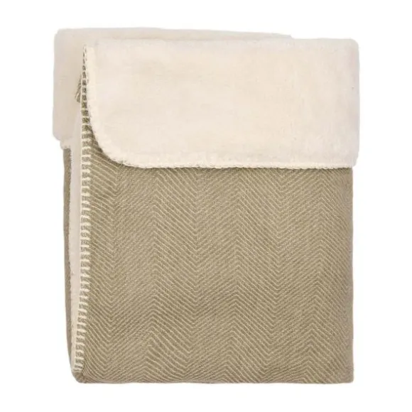 Koeka Wiegdeken Teddy - Montreal - 75x100 cm - Moss